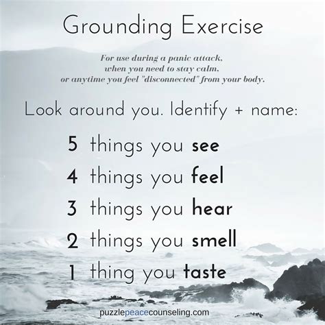 Printable Grounding Exercises | Brennan