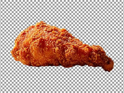 Saboroso Frango Frito Crocante Isolado Em Fundo Transparente PSD Premium