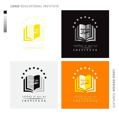 Educational Institutions Logo School Academy Logo With Stars From