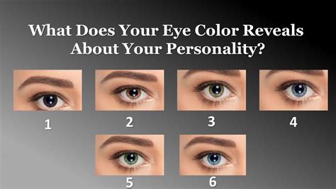 Your Eye Color Reveals About Your Personality Million Things