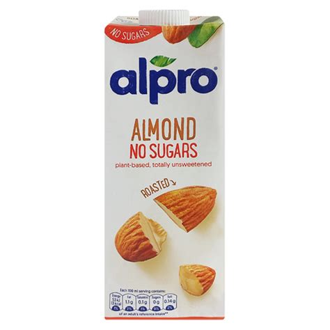 Alpro Roasted Almond Unsweetened Fresh Drink 1l Supersavings