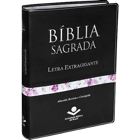 Bíblia Grande Letra Extra Gigante Couro Bonded Kippah Store