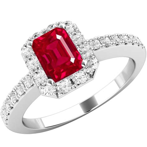 The July Birthstone Ruby Purely Diamonds