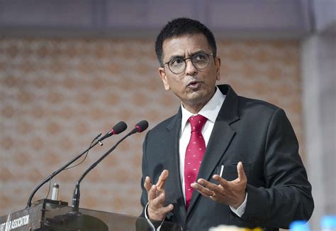 Don T Threaten Leave My Court CJI DY Chandrachud Amid Heated Exchange