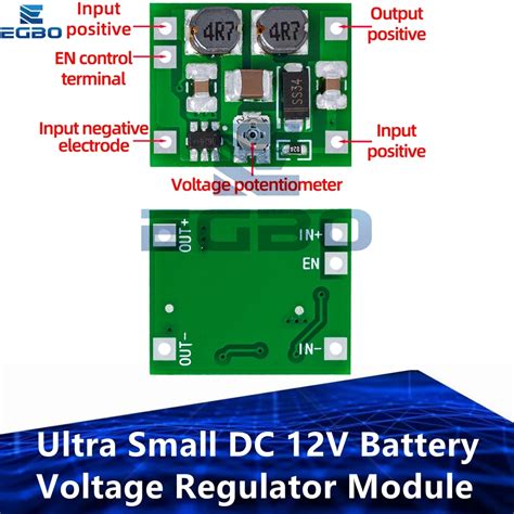 Ultra Small Dc 12v Battery Voltage Regulator Module 3v 4 2v Lithium Battery Voltage Regulator