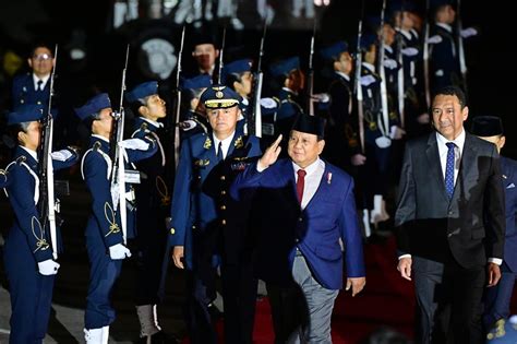 Sekretariat Kabinet Republik Indonesia Tiba Di Peru Presiden Prabowo