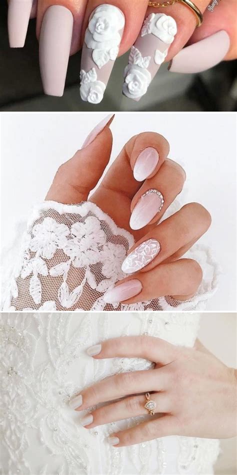 32 Most Beautiful Bridal Wedding Nails Design Ideas For Your Big Day