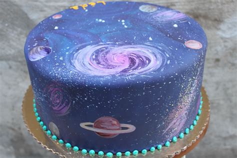 Galaxy Cake Amy Lyons Michalski Galaxy Cake Planet Cake Cute