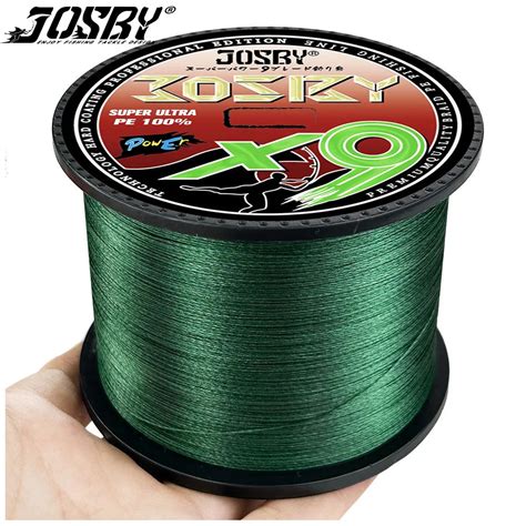 JOSBY New 9 Strands 100M 300M 500M 1000M Fishing Line Saltwater