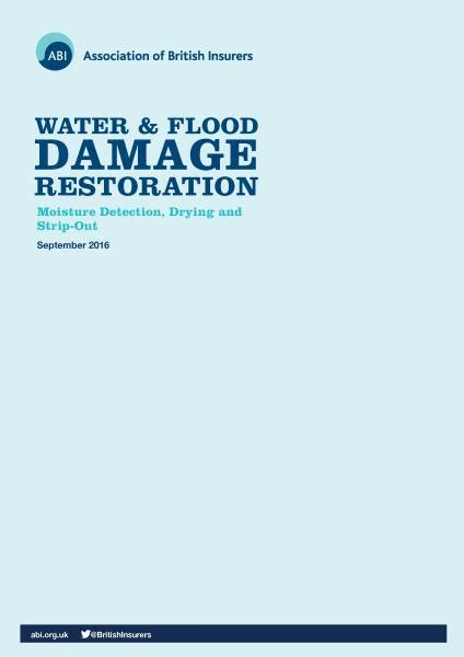 Water And Flood Damage Restoration Abi September 2016 Bdma British