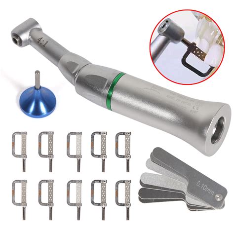 Dental Ortho 4 1 Interproximal Stripping Contra Angle Handpiece Ipr Set