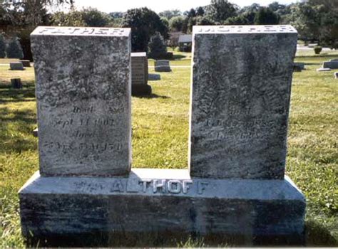 Anna Louisa Gulden Althoff Memorial Find A Grave