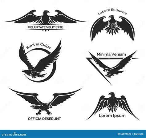 Eagle Logo And Wing Design Template, Bird Logo Vector Illustration ...