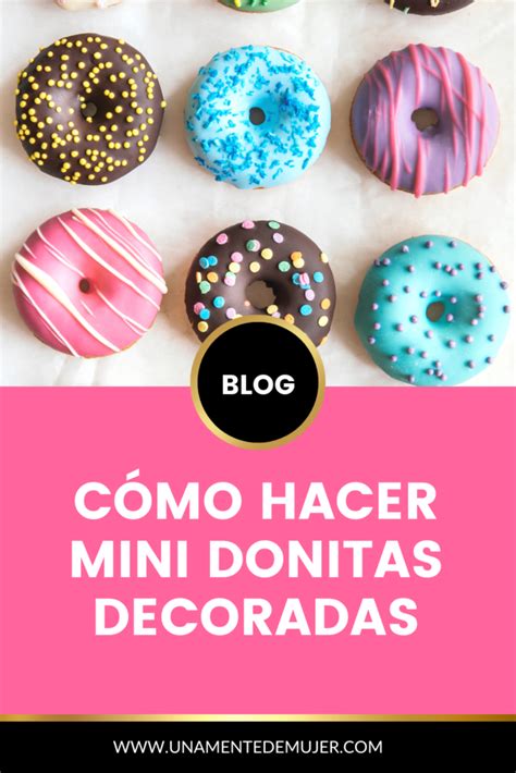 C Mo Hacer Mini Donitas Decoradas En Mini Donas Glaseado Para