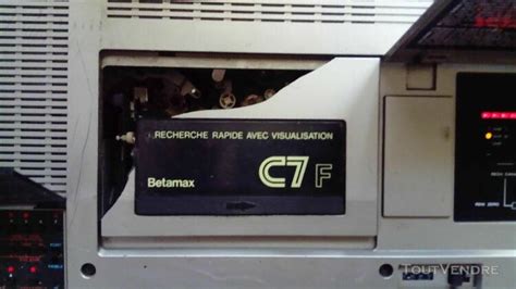 Magn Toscope Sony Betamax Sl C F Poitiers Clasf Image Video