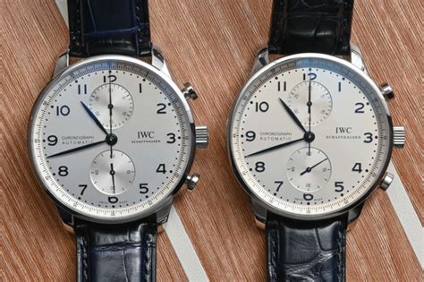 Face To Face Iwc Portugieser Chronograph 3716 In House Vs 3714