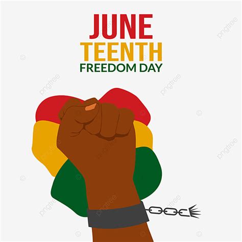 Juneteenth Day Clipart PNG Images Juneteenth Freedom Day Hand Png