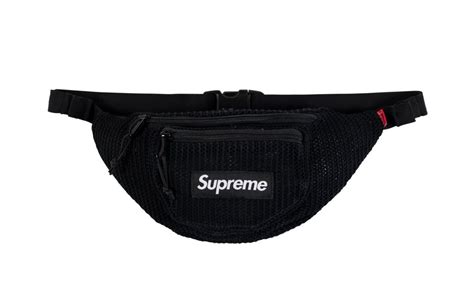 Supreme String Waist Bag SS 21 Black Stadium Goods