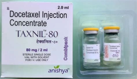 TAXNIL 80 Docetaxel Injection For Hospital As Directed By Physician