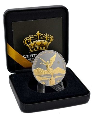 Gold Black Empire Edition Libertad Oz Moneda Plata M Xico