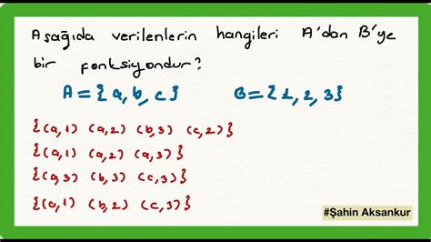 Fonksiyonlar Sözlüğü Soru 2 TYT AYT Matematik Temel Kolay Orta