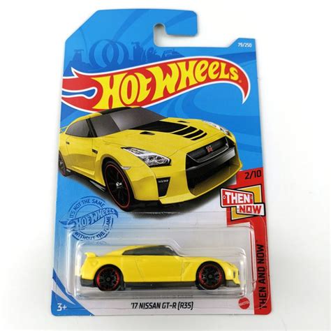 Машинка Mattel Hot Wheels 2021 C4982 17 Nissan Gt R R35 Yellow купить на OZON по низкой цене