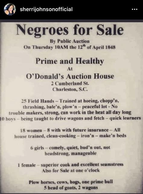 Dr Monica Cox On Twitter Notice The Emphasis On Slaves Not Being