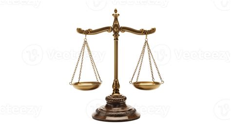 Ai Generated Scale Of Justice Cut Out Golden Scales Of Justice On