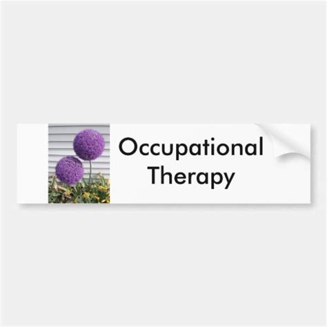 Occupational Therapy Bumper Sticker Zazzle