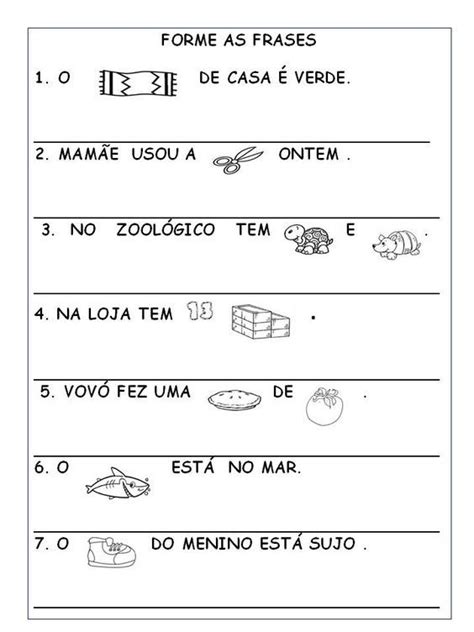 Atividades Para Treinar A Escrita E Leitura De Palavras E Explore