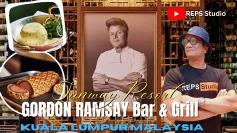 Gordon Ramsay Bar Grill Sunway Resort Kuala Lumpur Malaysia Fine