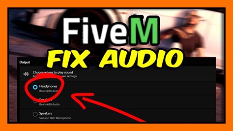 Quick Fixes For Fivem Audio Sound Not Working Youtube