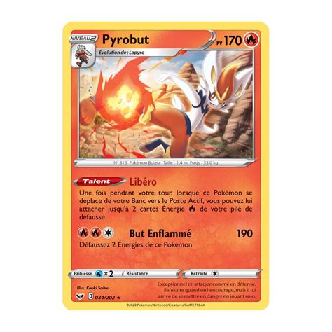 D Couvrez Pyrobut Carte Holographique Rare De La S Rie P E Et Bouclier