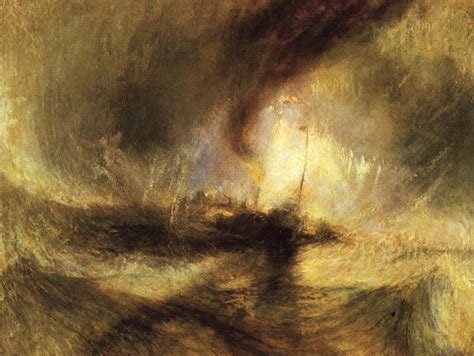 William Turner - Snow Storm: Steam-Boat off a Harbour's Mouth