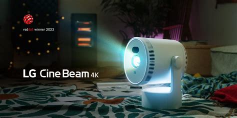 LG PU700R CineBeam 4K UHD LED Projector With Space Friendly Design