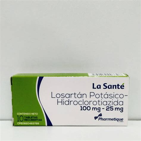 Medicina Losartan Hidroclorotiazida Mg X Tab Lter