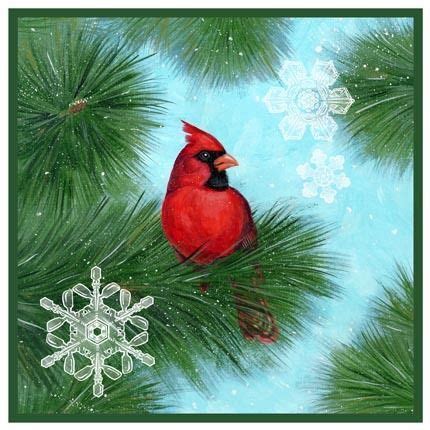 Pin By Karen Scarpone On Cardinals Christmas Paintings Christmas