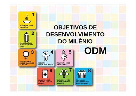 Pdf Objetivos De Desenvolvimento Do Mil Nio Odm O Grande M Rito Dos