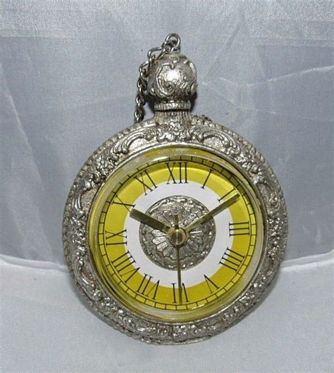 Victorian Style Fancy Ornate Filigree Embossed Golden Pocket Watch