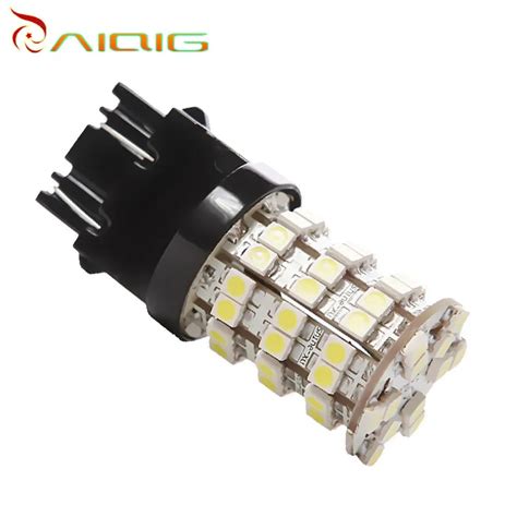 10pcs 3156 3157 60 SMD Pure White Car Bulb Lamp Auto P27 7w Led Car