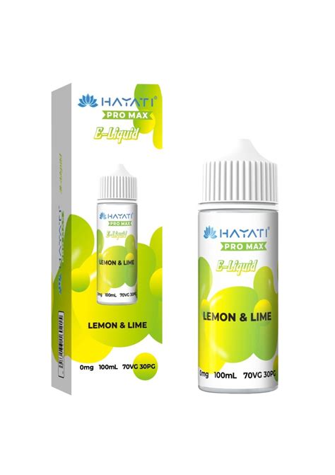 Lemon Lime Ml E Liquid Hayati Pro Max Uk Vape Store E Cig Clouds