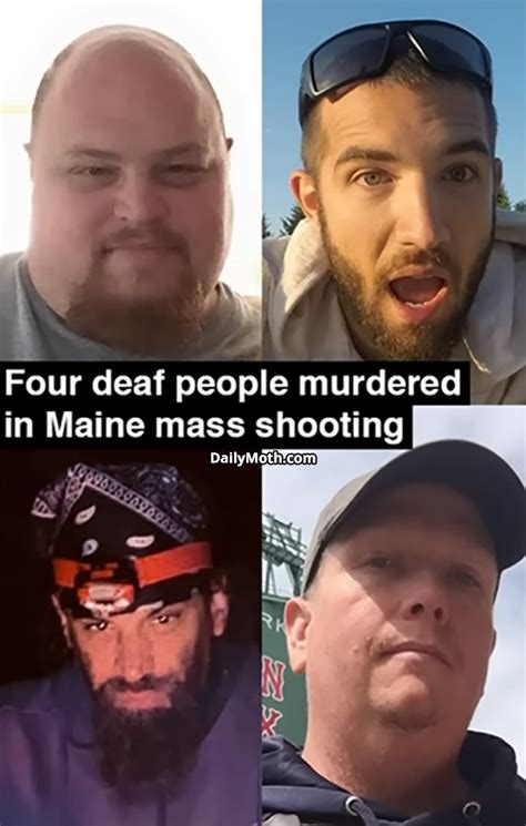 News Lewiston Maine Four Deaf Men Shot Dead Deaf Colorado