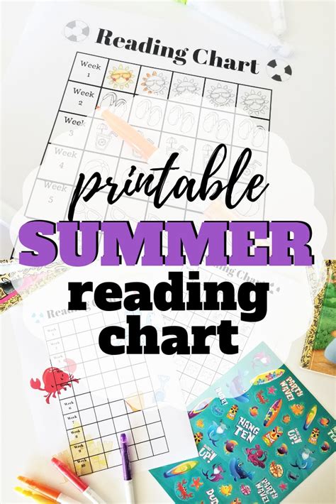 Simple Summer Reading Chart To Celebrate Summer Sew Simple Home