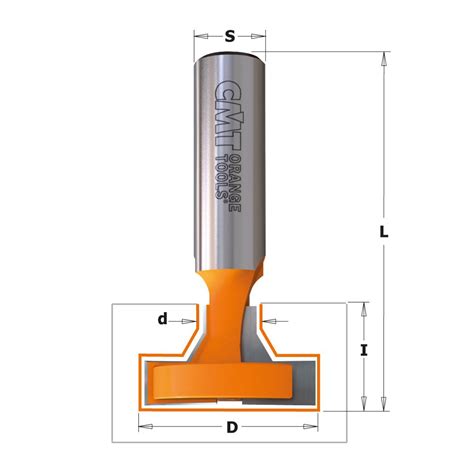 Frez do otworów typu T Ø 30 mm x 17 5 mm trzpień Ø 12 mm HM CMT nr kat