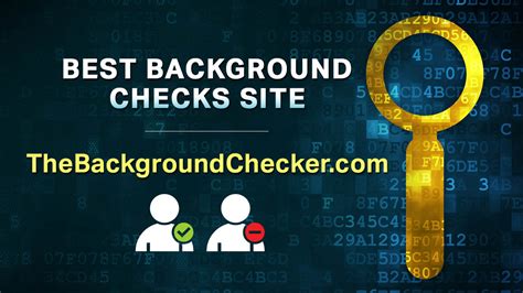 The Background Checker Best Background Check Sites Of March