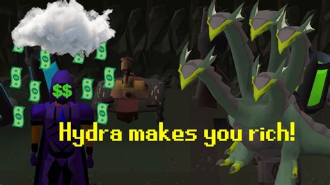 Making Bank At Alchemical Hydra Making Money In OSRS YouTube