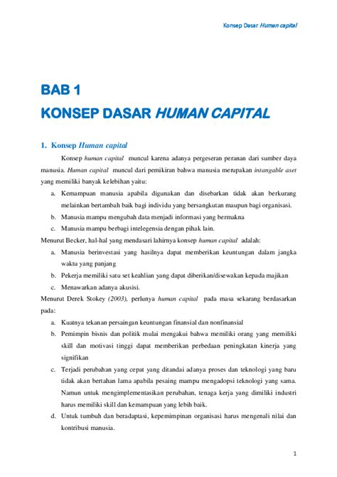 bab  konsep dasar human capital