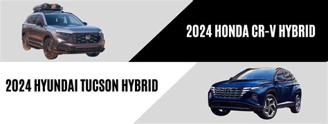 Battle of the Hybrids: 2024 Honda CR-V Hybrid vs. 2024 Hyundai Tucson Hybrid