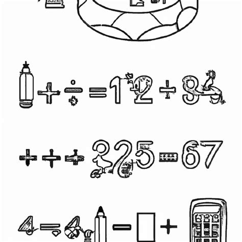 Mais de 50 Desenhos Matemáticos para Imprimir e Colorir