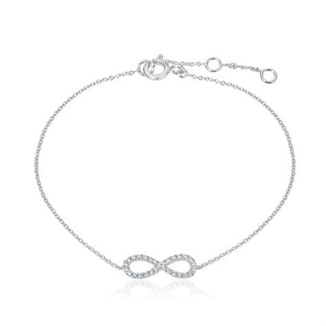 Infinity Diamond Bracelet 013ct Pravins